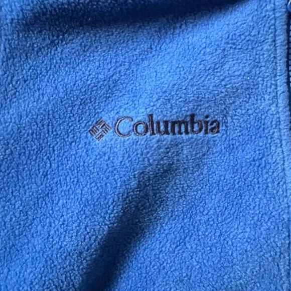 Columbia Baby 6 month Jester hood Blue footie EUC - Picture 2 of 10